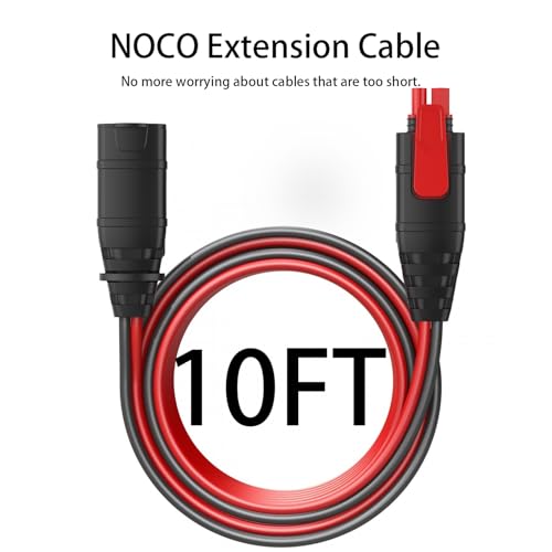 Image of GC004 X-Connect Extension Cable Accessory Compatible with NOCO Genius Smart Battery Chargers, 10Ft Automotive Wires Harness Replacement Cord