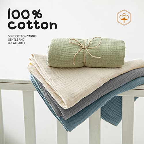 New Born Baby Gift Basket, Baby Boys Girls Shower Gifts with Cotton Bunny Doll, New Born Essentials Bath Set with Baby Brush, Blanket, Closet Dividers, Food Catcher Pocket