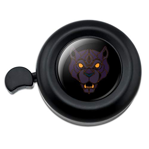 GRAPHICS & MORE Black Panther Leopard Jaguar Face Tribal Bicycle Handlebar Bike Bell