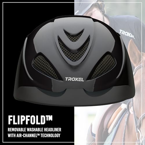 image for Troxel Liberty Ultralight Horse Riding Helmet, Low-Profile Adjustable 