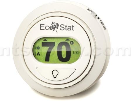 Mercury-Free 1 Heat/1 Cool Non-Programmable Round Thermostat