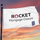 FILWY Double sided Rocket Mortgage Classic Golf Club Flag 3x5Feet Garden Party Decor