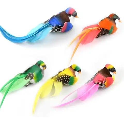 Granvoo Oiseaux Artificiels en Plumes Cover