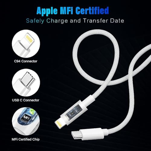 Image of 20W Charger Adapter with 1M Type C Cable Compatible with iPhone 17 /17e /17Pro /17 Pro Max /17 Air /16 /16e /16 Plus /16 Pro /16 Pro Max /15 /15 Plus /15 Pro /15 Pro Max|20watt 3.0 PD Fast Charging Adaptor, White