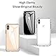 Totill Hülle für iPhone X/XS mit 3 Stück Schutzfolie, 4 in 1 Durchsichtige Kratzfest Stoßfest Handyhülle, Rundumschutz Schutzhülle, Ultra Transparent Weiches Durchsichtig Case Cover, Panzer Schutz