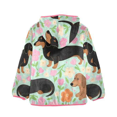 GuoChe Dogs and Flower Baby Boy Fleece Jacket Hoodies2
