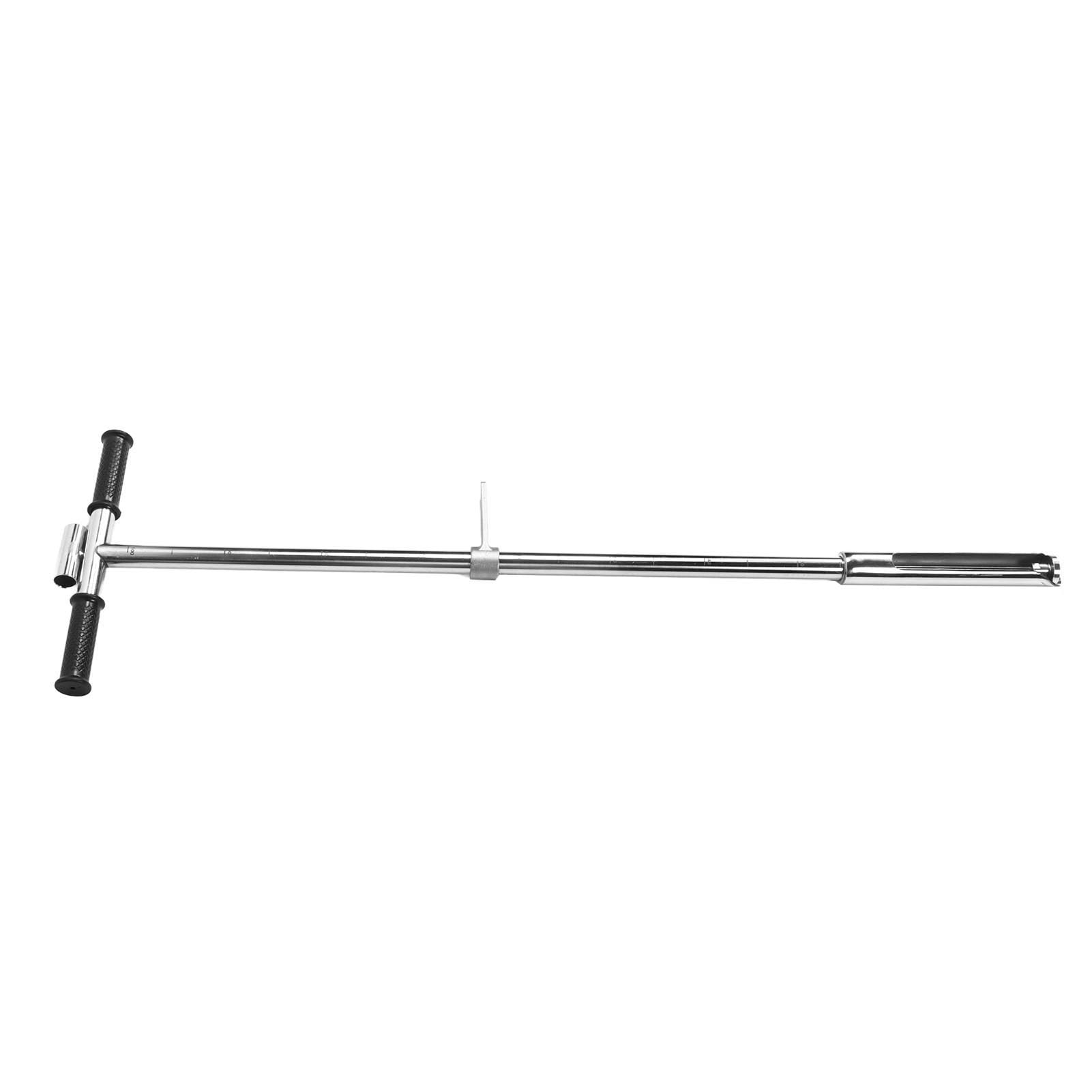 Outil de Sonde de Sol Outil D'échantillonnage de Sol Non perturbé avec Pédale D'éjection et Poignée en T en Acier Inoxydable pour L'échantillonnage du Sol de la Ferme du Jardin