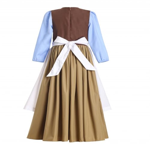 Disfraz Cinderella Rag Dress marrón para niñas 2-14 años miniatura 2