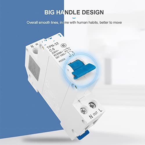 Interruptor de aire TPN 1P+N con corte magnético instantáneo de 32A 6