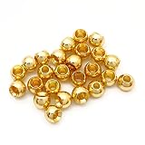 Montana Fly Company Fly Tying - Brass Beads - Gold 3.8mm (5/32')