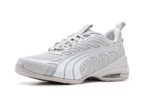 PUMA Women's Voltra Running Shoes, Feather Gray-PUMA White-PUMA Silver, 10.5 - image 1