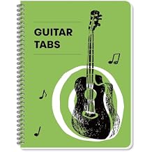 Guitar Tablature Notebook Blank Music Tabs Journal for Composition Songwriting and Recording of Yous Song Paperback 11.2 X 8.3inch