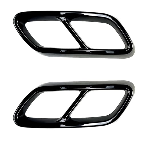 Embout d'échappement pour W205 et X253 finition canule arrière noire chromée 2015-2018