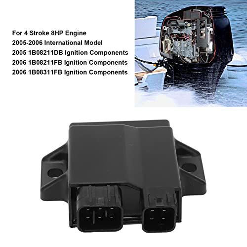 Aramox Unidade CDI externa, conjunto de unidade CDI de popa 835401T2 para motor de 4 tempos 8HP 2005