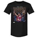 500 LEVEL Ilia Topuria Double Champ Men's Premium T-Shirt (Tri Black, Large)