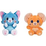 Jazwares Warner Bros. Discovery Tom and Jerry, Gokko 8-Inch Plush 2-Pack - Official Licensed Plush - for All Ages