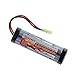 Tenergy 9.6V Airsoft Battery High Capacity 1600mAh NiMH Flat Battery Pack with Mini Tamiya Connector for Airsoft guns MP5, SCAR, M249, M240B, M60, G36, M14, RPK, PKM