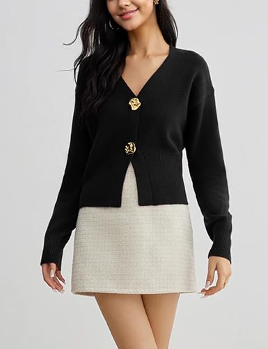 Sweaters for Women Long Sleeve V Neck Lightweight Knitted Outerwear Pullover Sweaters Trendy Tops2