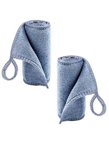 LALIFIT 2 PCS Shoe Shine Cloth KitSoft Microfiber Cloths for Shoe Cleaning Leather Suede Boots Multi-Surface Polishing Set (2)