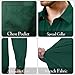 Modern Stylish Men's Casual Business Dress Shirt with Pocket - Long Sleeve Button Down Shirt ﻿ ﻿ Dark Green