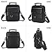 Imagen de BAIGIO Bolso de hombro de cuero genuino para hombre maletín de mensajero CrossBody bolso de viaje