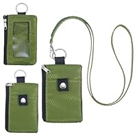 Brustbeutel mit RFID Schutz Anti-Diebstahl Unisex Reisegeldbeutel Wasserdicht Umhängebeutel Tasche Weicher Kleine Brusttasche Mini Umhängetasche für Herren Damen Kreditkarten Münzen Geld (Olivgrün)