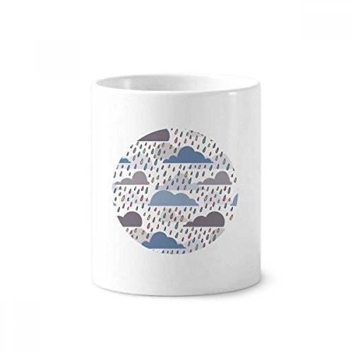 Cadeau 350ml tasse blanche motif nuage pluie en céramique pour vos proches