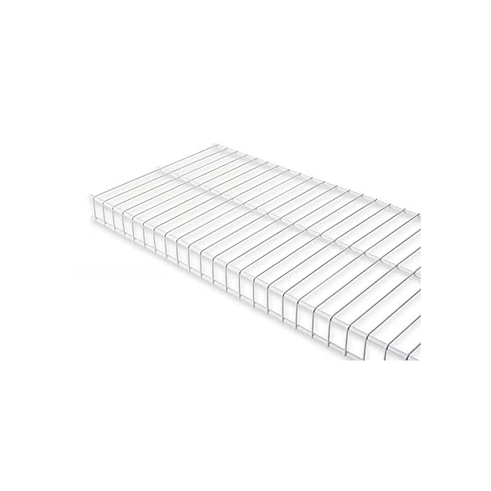 Buy Rubbermaid Linen Closet Shelf Kit, 2foot x 12Inch, Metal, Wire