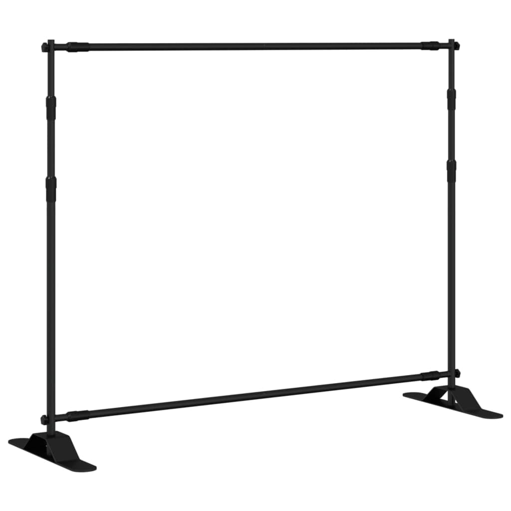 Treppiede per sfondo per studio fotografico, sistema di sfondo regolabile in acciaio, borsa per il trasporto, portata fino a 8 kg, treppiede fotografico nero