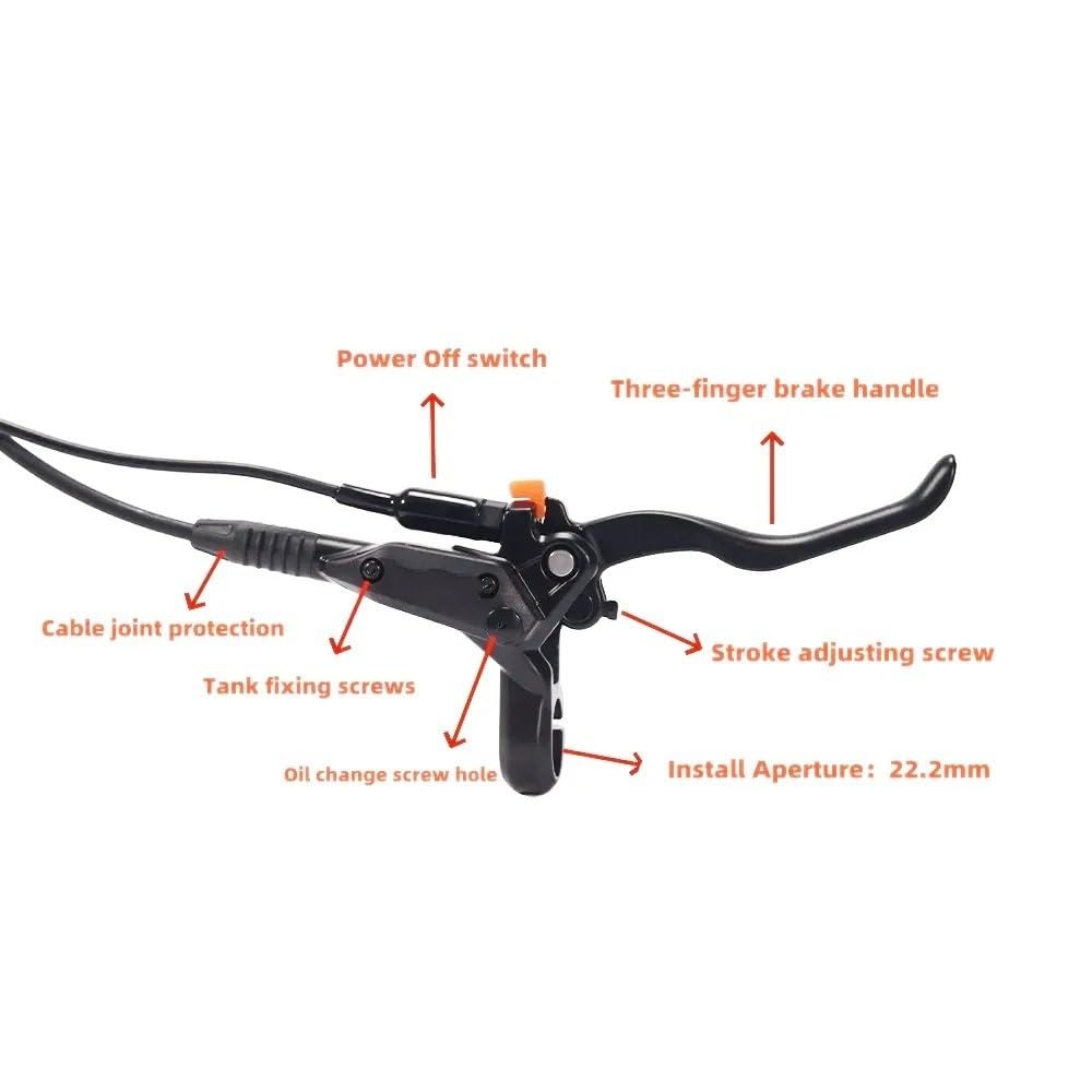 GT-E300 Bicicleta MTB Freno de Disco hidráulico Bicicleta SM 2 Pines Plegable Freno de Bicicleta MTB Freno hidráulico(2PIN 1 Pair Brake)