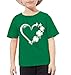 St Patricks Day Shirt Kids Toddler Boys Girls Shamrock Graphic Tee Kid St Patty's Irish T-Shirt Lucky Tops