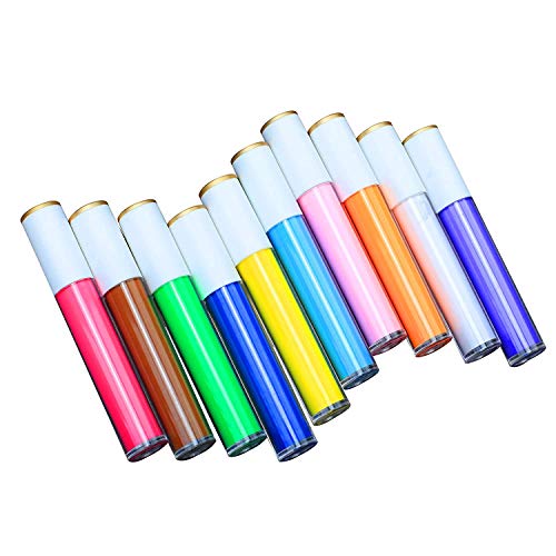 BELLESKY Colorful Neon Liquid Eyeliner Glow in the Dark, 6 Pack UV Glow Blacklight Matte Eyeliner Set for Eyes Painting or Costume Makeup（6PCS Set B)
