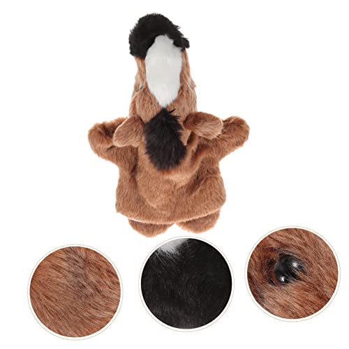 NOLITOY 2 Pçs Fantoche De Mão Brinquedo De Educação Infantil Luvas De Cavalo Fantoches Role Play Fan