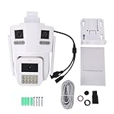 Yctze WiFi-Überwachungskamera, 6 MP, Kabellose PTZ-Kamera mit DREI Objektiven, Menschenerkennung, IP66, Wasserdicht, 360-Grad-Abdeckung