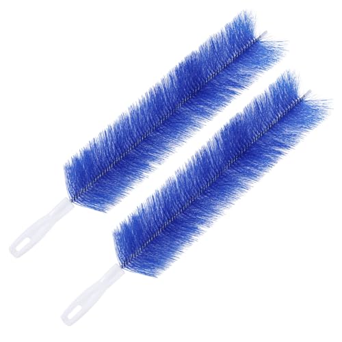 Image of 2pcs Fan Cleaning Brush, Ceiling Fan Cleaner Duster Bendable Ceiling Fan Brush Ceiling Fan Duster for Fan Air Conditioning Car Vents Windows Curtains