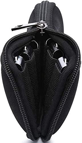 Flash Drive Case, USB Holder Portable Carrying Case Electronic Accessories Organizer Storage Bag for Memory Stick,Yubikey,Security Key,Jump Drive 10 Slots Black (Case Only)