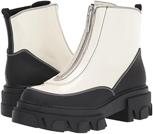 Nine West Women's Cuz3 Ankle Boot, Ivory, 9.5 | Image 6