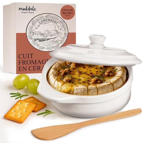 Muldale Plat de cuisson à camembert avec couvercle – Baker