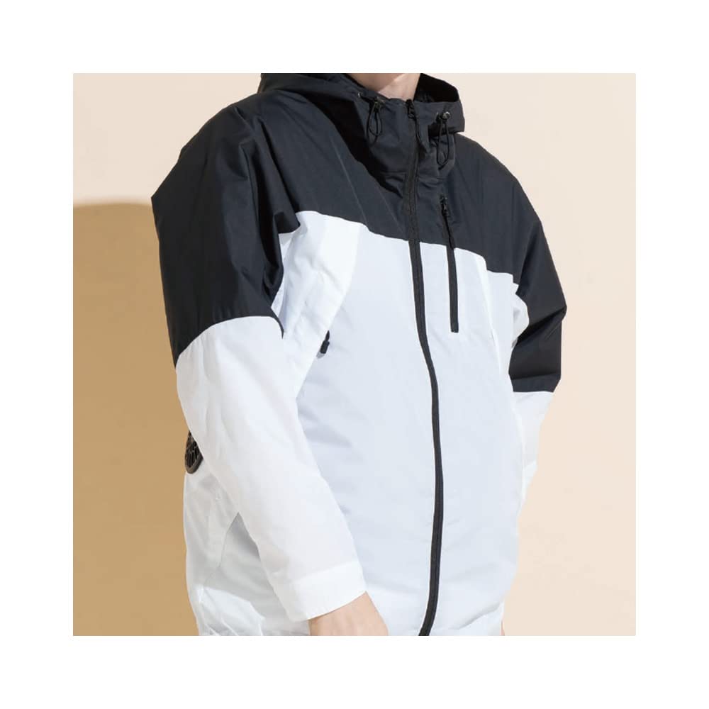 空調服長袖ブルゾンフード付ブラック×グレー　LLサイズ　新品未使用AR12004 空調服 空調服(R) 長袖ブルゾン（フード付）AIRGEAR エアギア