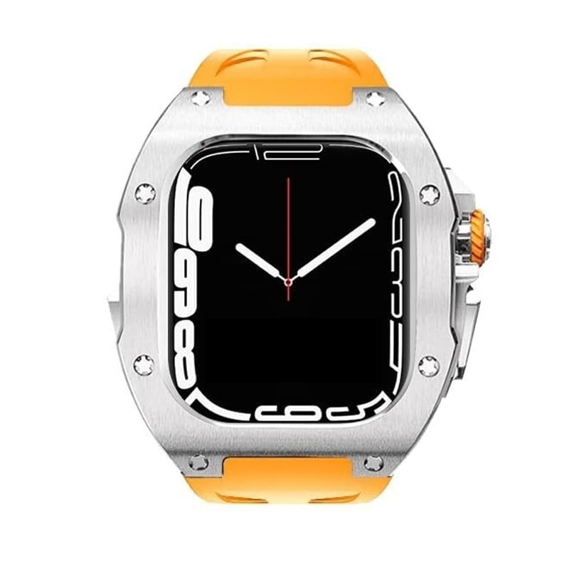 Étui en métal bracelet mode ensemble style RM pour iWatch Ultra homme - 5