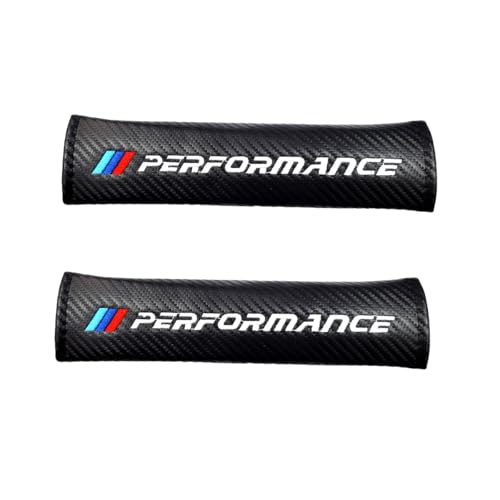 Garegce 2PCS Car Seat Belt Covers Universal Fit, Carbon Fiber and Microfiber Leather Shoulder Strap, Breathable Neck and Shoulder Protect for Men & Women – Fits All Cars