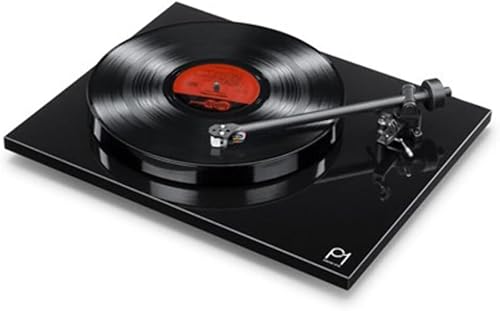 Miniatura 2 de Rega Planar 1 tocadiscos con acabado de efecto especial de nogal, cartucho MM de carbono y cubierta antipolvo ahumado con bisagras