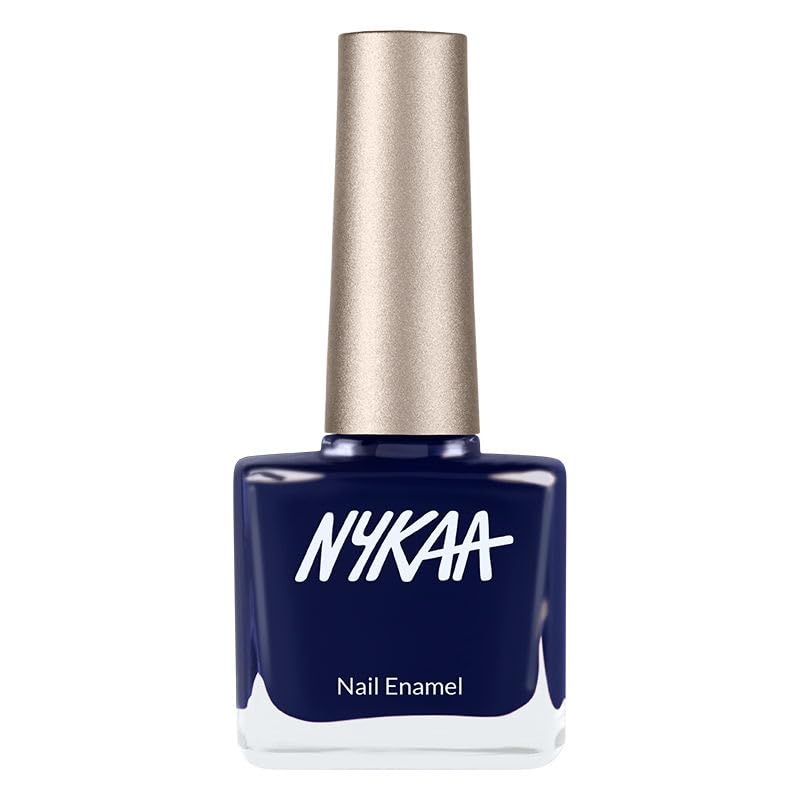 Nykaa Creme Nail Enamel, Midnight Binge 453, 9ml-image-45