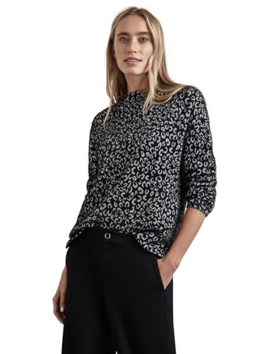 T-shirt à motif léopard côtelé Street One la qualité des finitions féminines