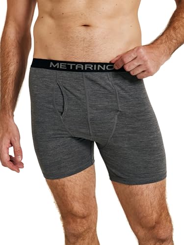 ZSOSBA - METARINO Men Merino Wool Boxer Briefs - Anti-Odor Soft Travel Underwear - Best Deal on Amazon