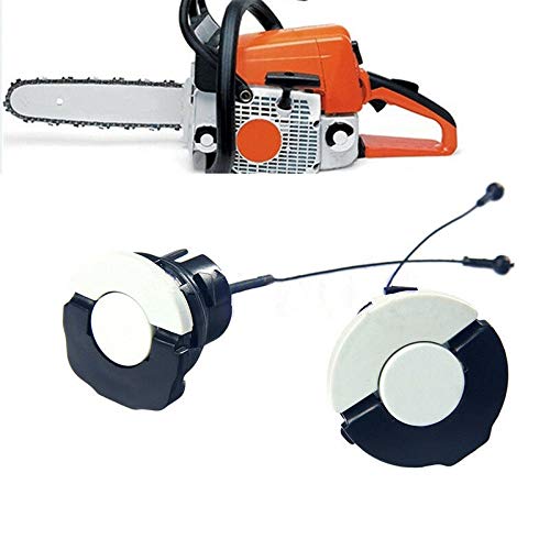 Lot de 2 bouchons pour réservoir à huile + bouchon d'essence carburant pour tronçonneuse Stihl Chainsaw MS210 MS230 MS250 MS380 Cover