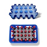 LUOLAO Beer Crate Ice Block Cooler - Premium Blue Plastic 24-Bottle Ice Form for Rapid Chilling & Gift-Ready Outdoor Parties 13 * 8.6 * 2.4 in