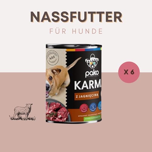 Dolina noteci Rafi & PAKO Mixbox | 24x800g Hochwertige Nassfutter-Dosen für Hunde | Rind, Ente, Wild, Lamm & Kaninchen | 19,2 kg
