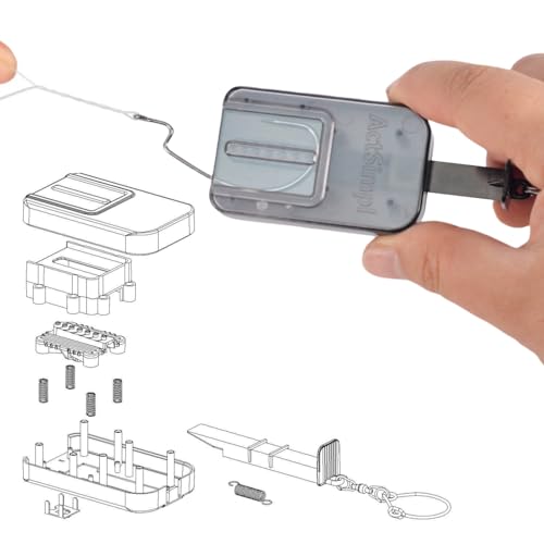 ActSimpl Fishing Knot Tying Tool-3pcs/pack-Tie Fishing Knots Safely and Easily-Protect from Fish Hook-Fun Gadget for Anglers-Fishing Accessory for Beginner-Storage Fish Hook Safely