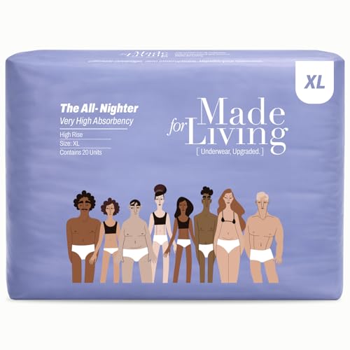 Plus Size Overnight Absorbent Underwear XL
